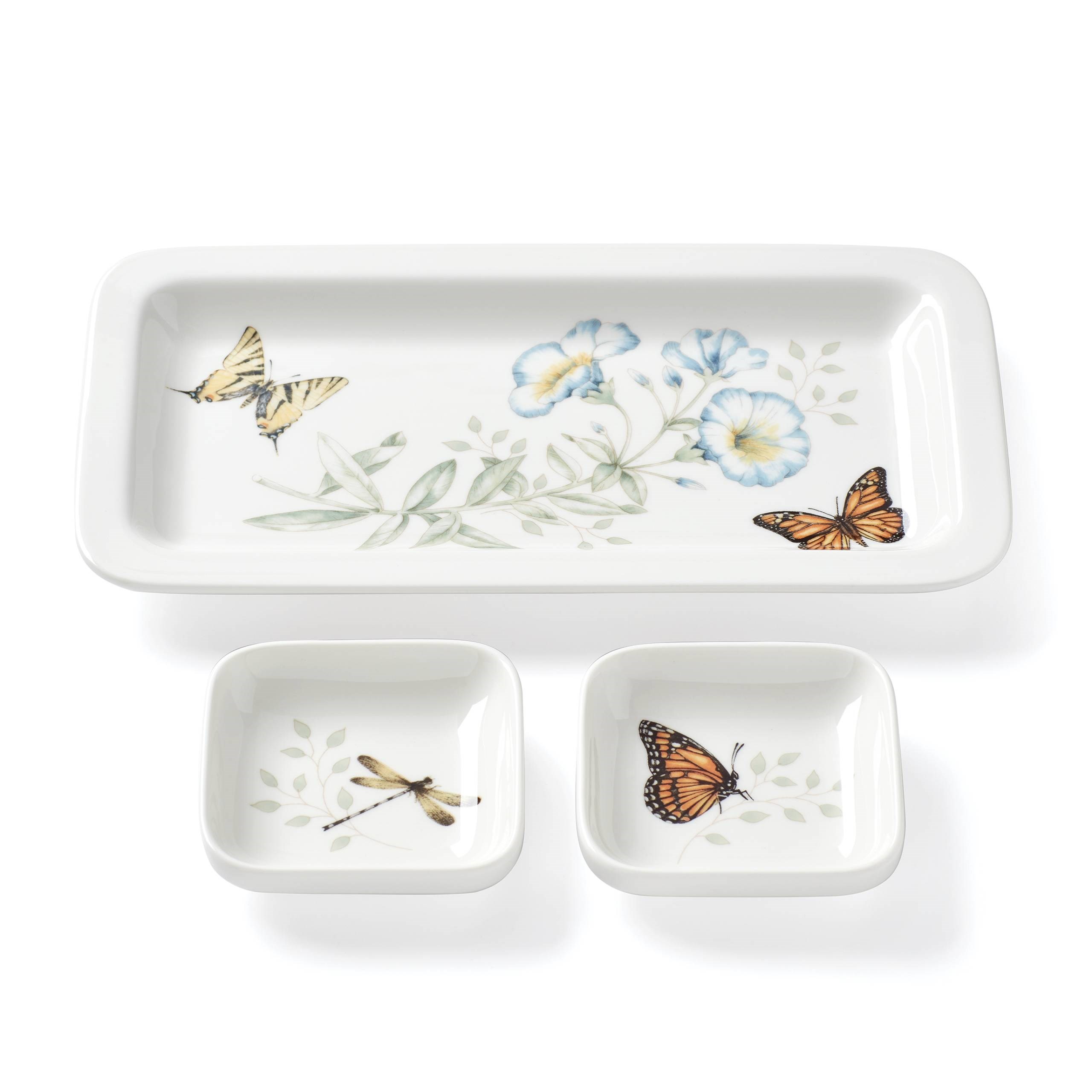 LENOX BUTTERFLY - SOSLUK SETI, 3 PARCA, 27,6 CM, 0,03 L