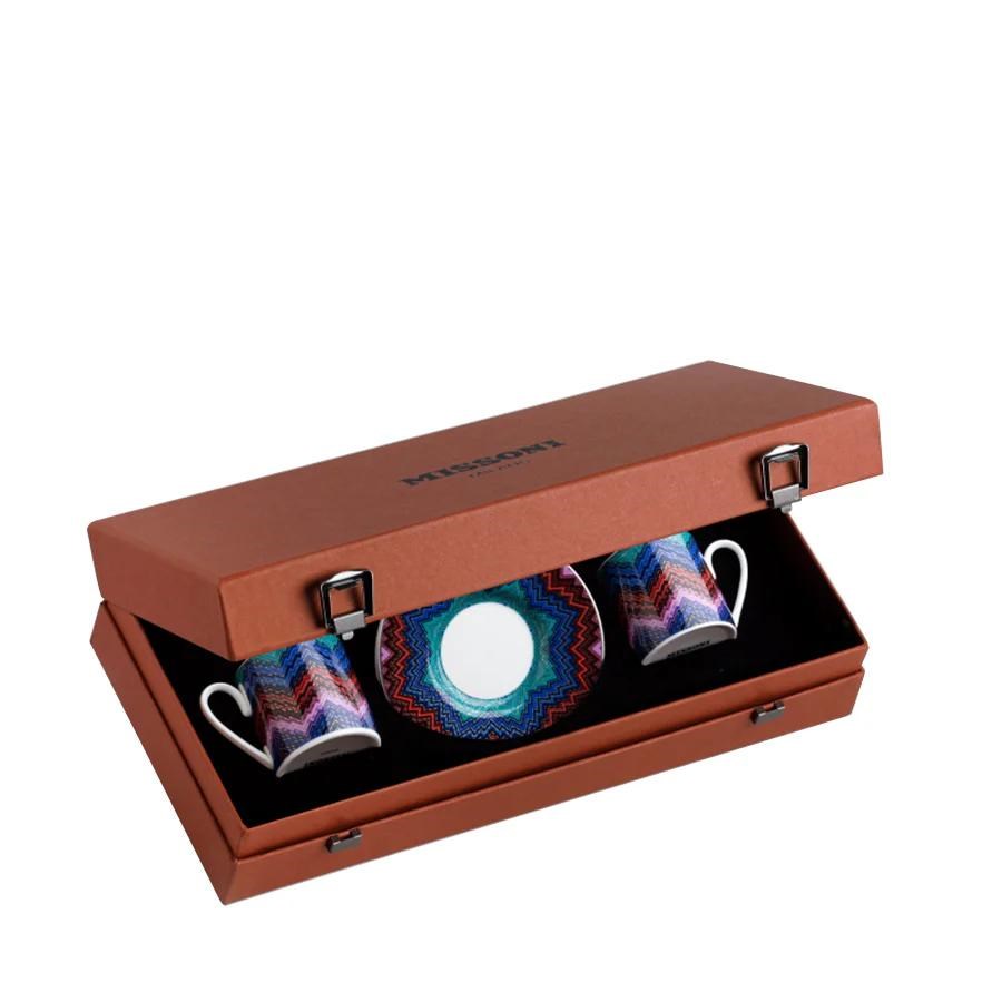 MISSONI STARLIGHT - 2 KISILIK TURK KAHVESİ FINCAN VE TABAGI, 0,12 L, 4 PARCA