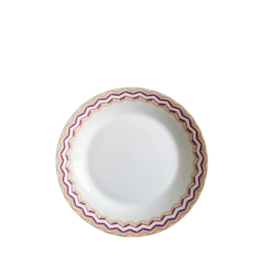 MISSONI ZİG ZİG JARRİS 156-TURUNCU BORDO ÇUKUR TABAK 22 CM