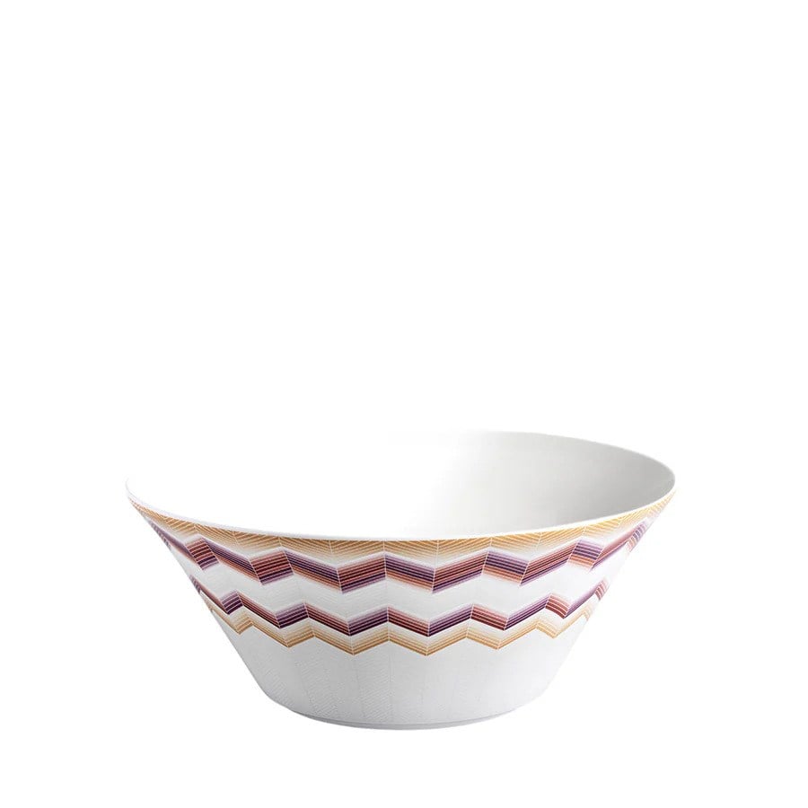MISSONI ZİG ZİG JARRİS 156-TURUNCU BORDO SALATA SERVİS KASESİ 26,5 CM