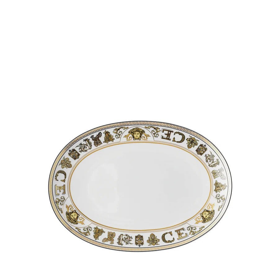 Oval Servis 33 cm Virtus Gala White