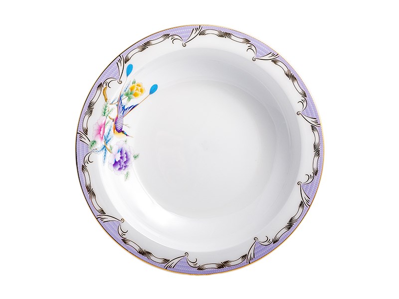 Papillons Purple - Çukur Tabak 21,5 cm