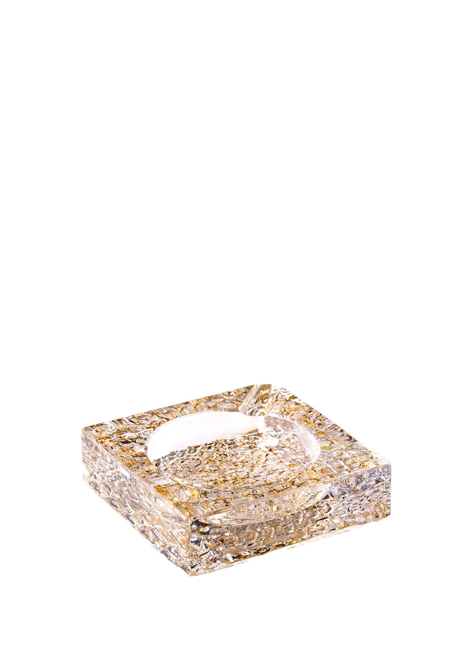 ROBERTO CAVALLI CROCODILE - KUL TABLASI, ALTIN, 15,5x15,5 CM