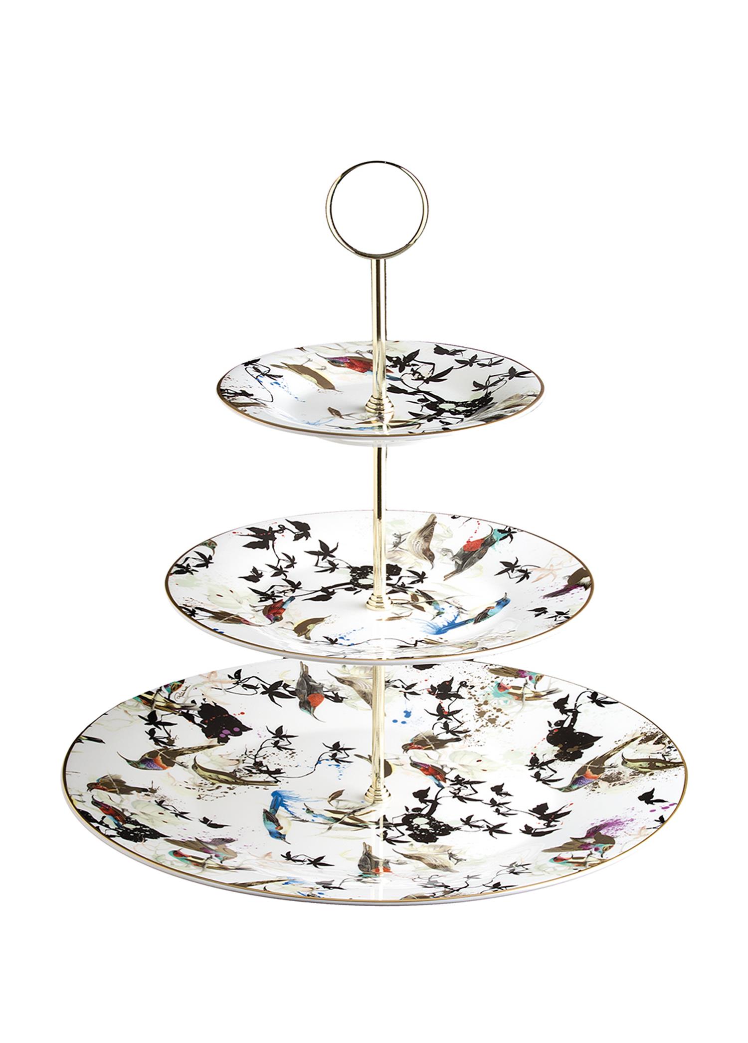 ROBERTO CAVALLI GARDENS BIRDS - 3 KATLI SERVIS TABAGI, 32 CM