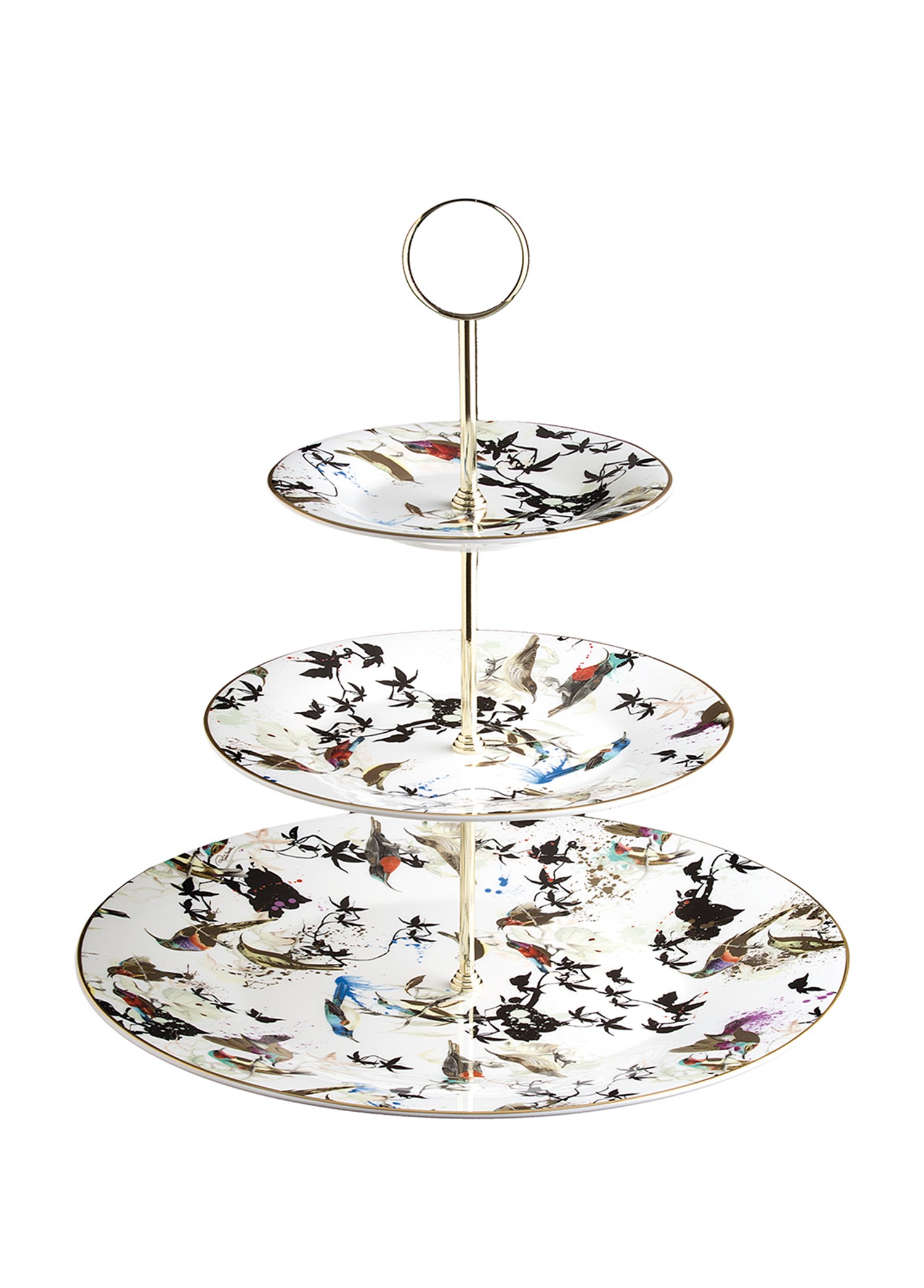 ROBERTO CAVALLI GARDENS BIRDS - 3 KATLI SERVIS TABAGI, 32 CM