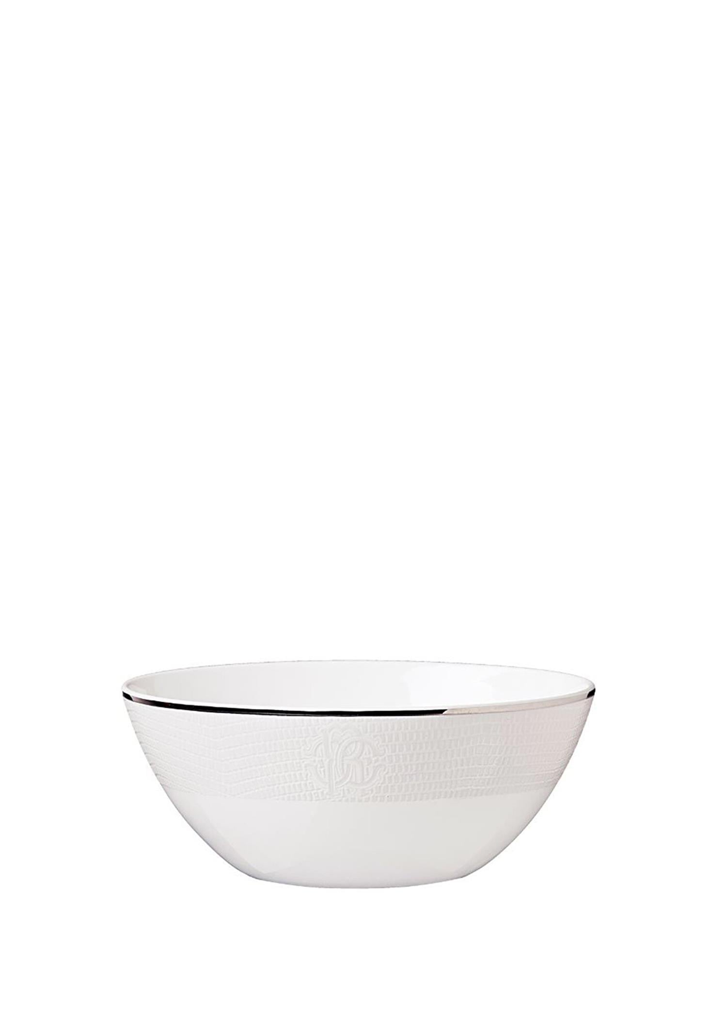 ROBERTO CAVALLI LIZZARD PLATIN - KOMPOSTO/SALATA KASESI, 14,5x6 CM