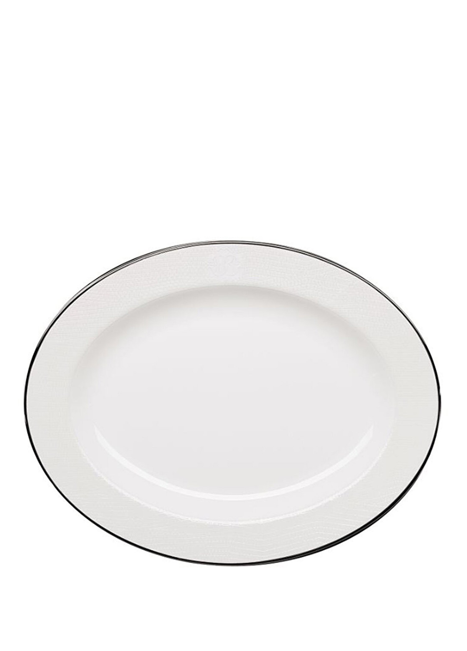 ROBERTO CAVALLI LIZZARD PLATIN - OVAL SERVIS TABAGI, 36 CM