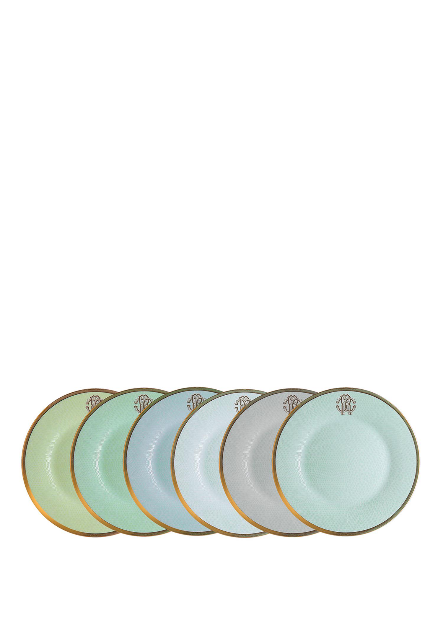 ROBERTO CAVALLI LIZZARD SUNRISE - PASTA TABAGI, 6 KISILIK SET, 21,5 CM