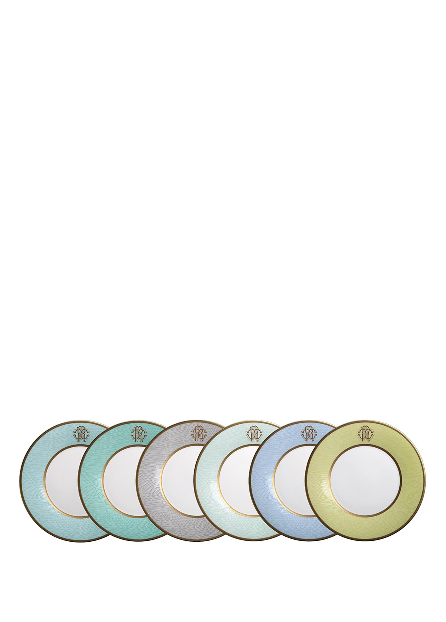 ROBERTO CAVALLI LIZZARD SUNRISE - YEMEK TABAGI, 6 KISILIK SET, 27,5 CM