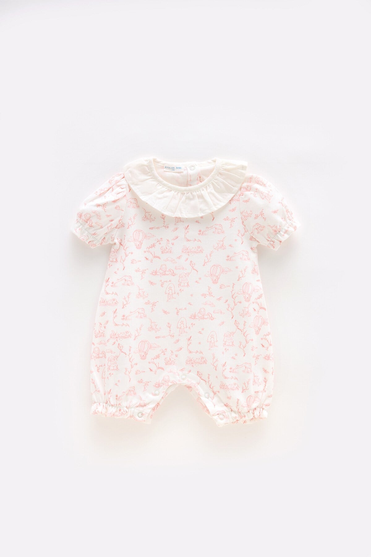 Romper - Toile De Jouy / Pembe