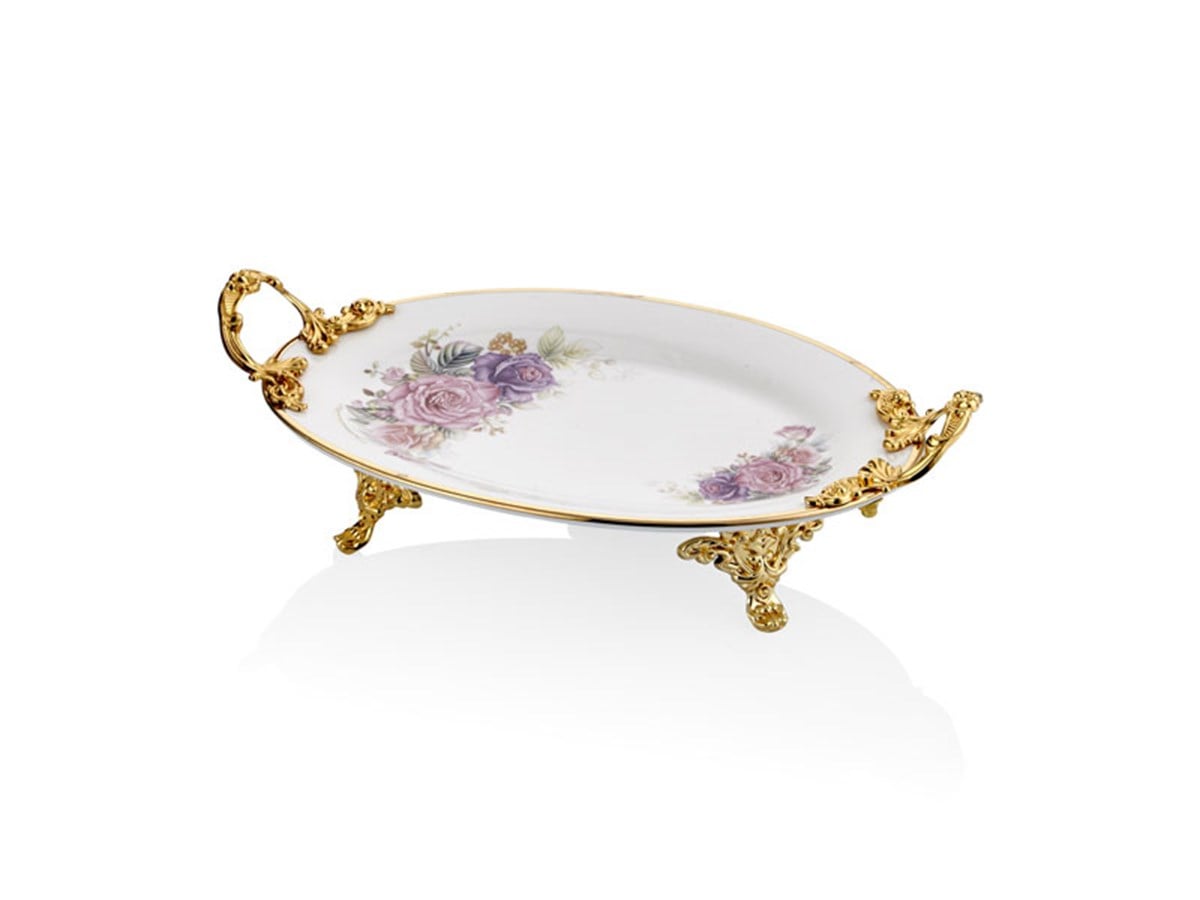 ROSE PINK OVAL TABAK 35,5 CM(10)