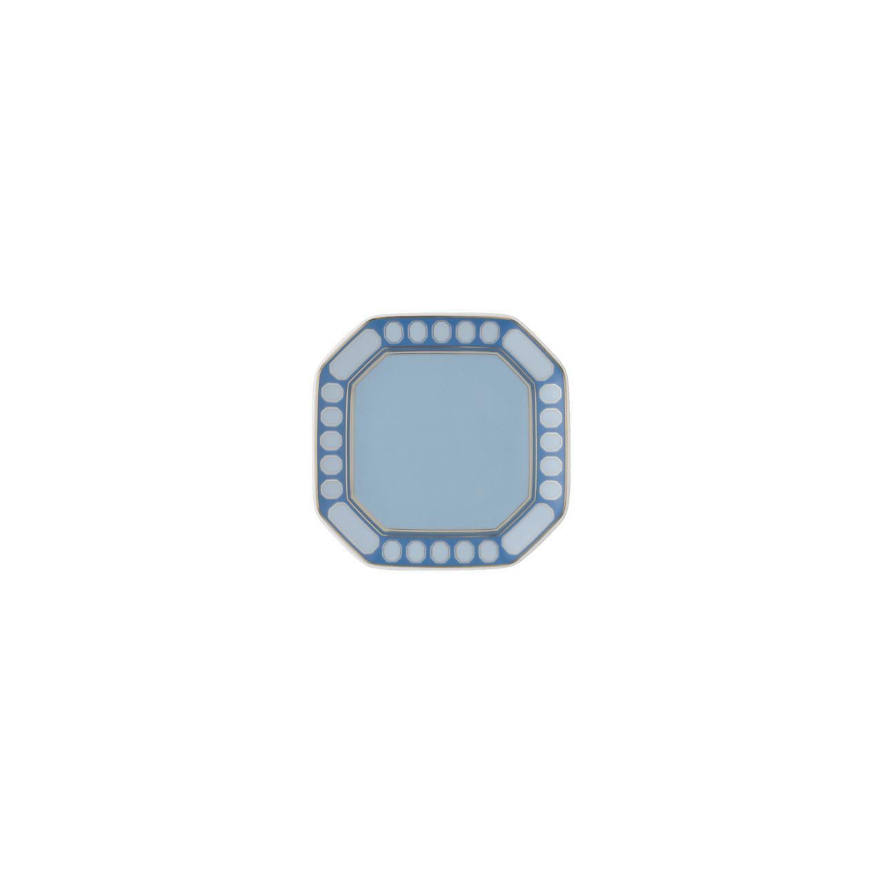 ROSENTHAL X SWAROVSKI SIGNUM AZURE - DEKORATIF TABAK, 11x11 CM