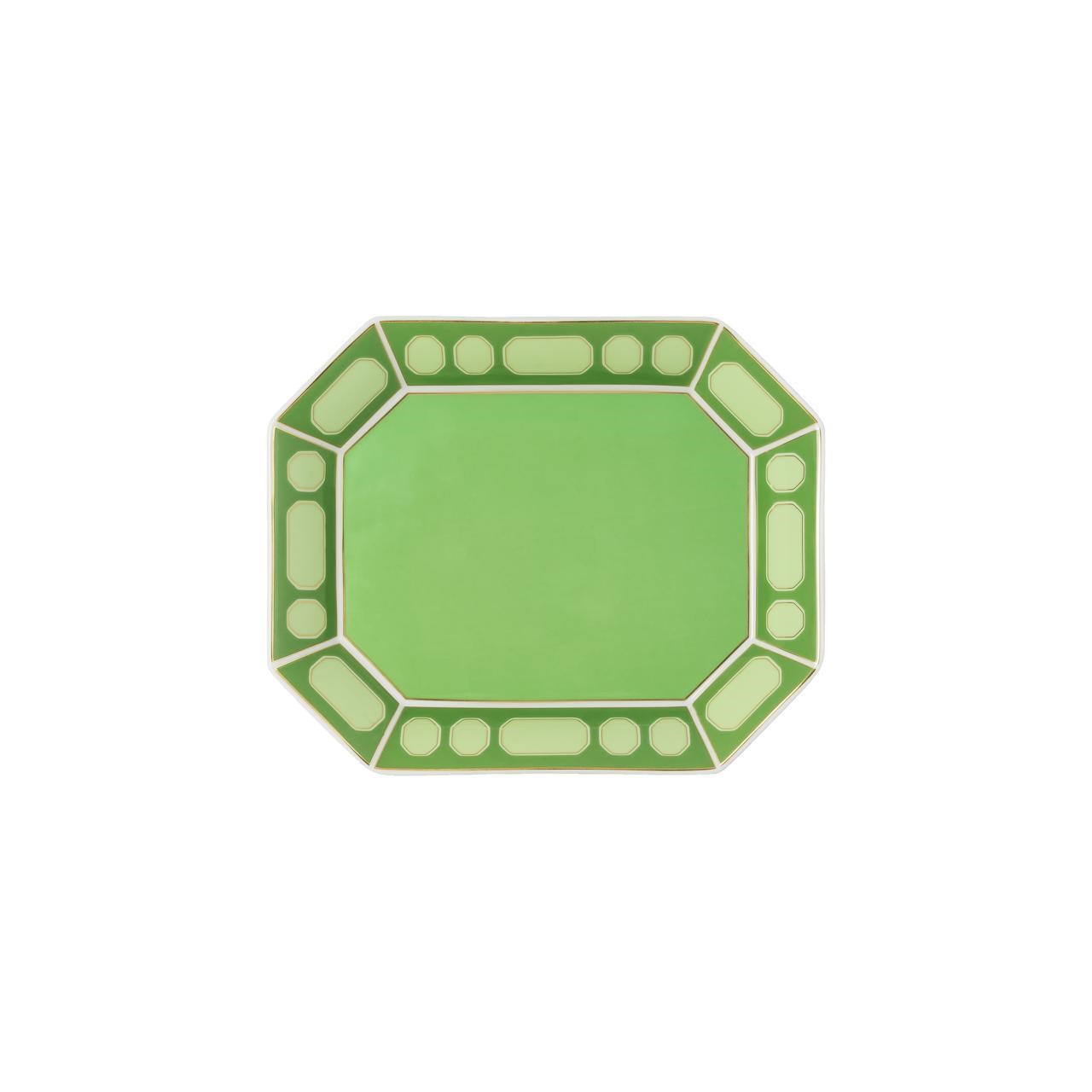 ROSENTHAL X SWAROVSKI SIGNUM FERN - DEKORATIF TABAK, 20x16 CM