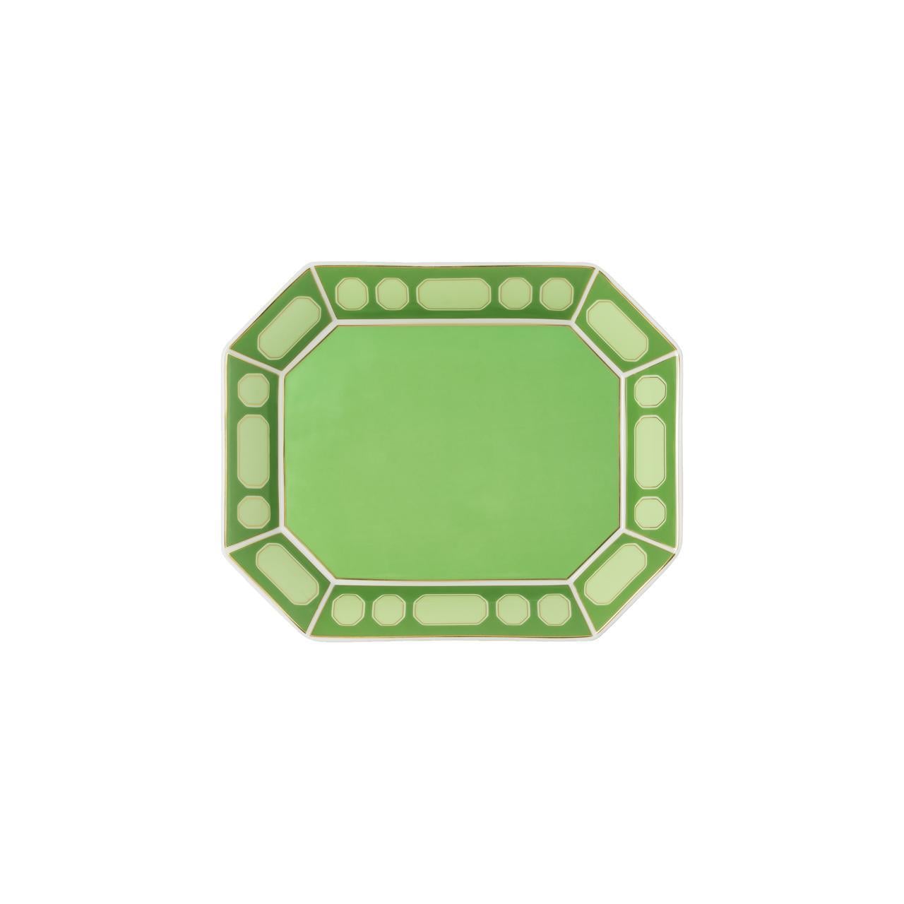 ROSENTHAL X SWAROVSKI SIGNUM FERN - DEKORATIF TABAK, 20x16 CM