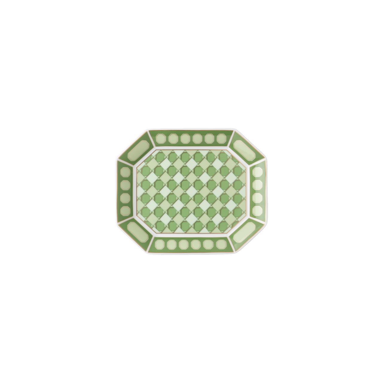 ROSENTHAL X SWAROVSKI SIGNUM FERN - DEKORATIF TABAK, 15x12 CM