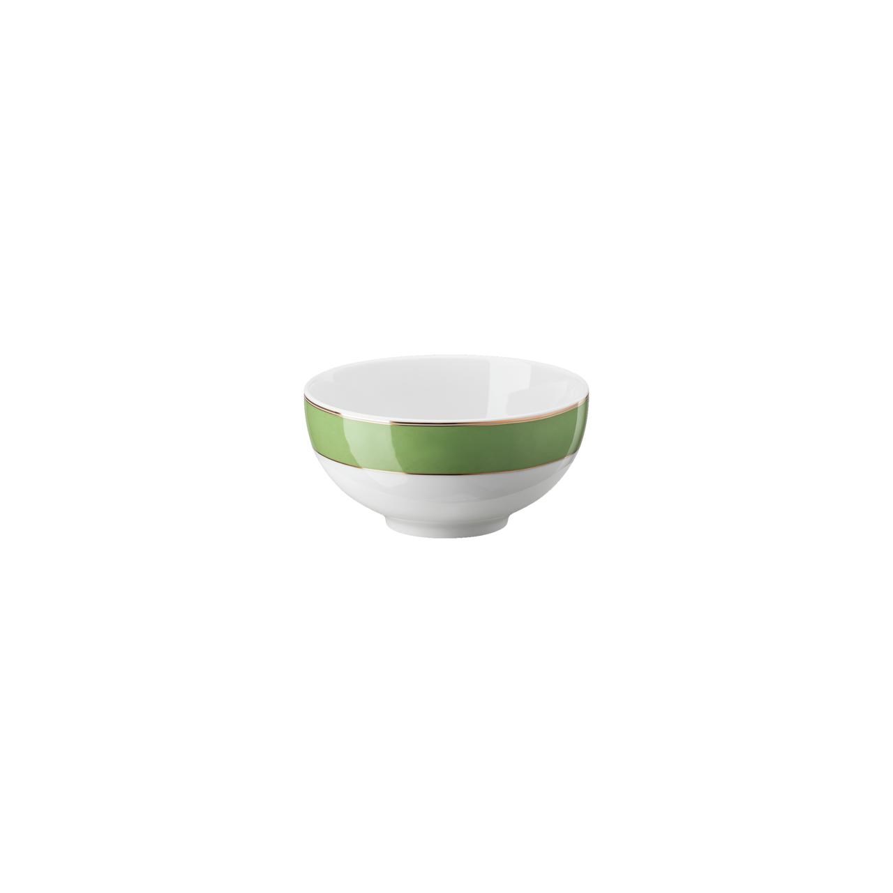 ROSENTHAL X SWAROVSKI SIGNUM FERN -KOMP./SALATA KASESI, YESIL, 12 CM