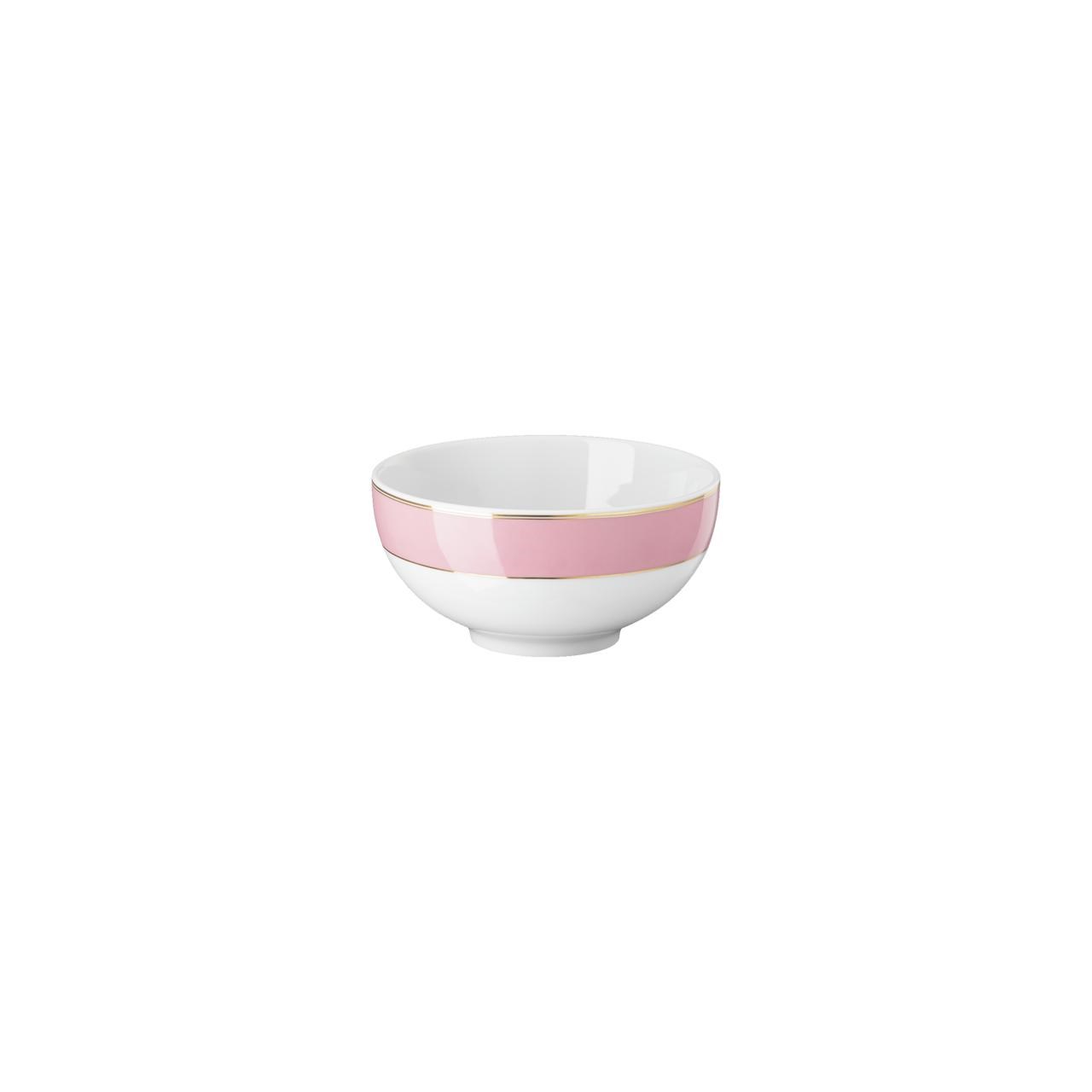 ROSENTHAL X SWAROVSKI SIGNUM ROSE - KASE, PEMBE, 12 CM