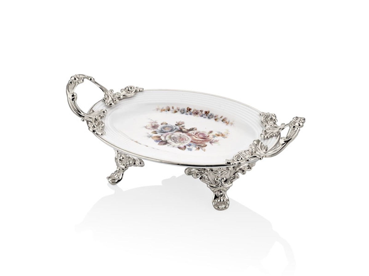 ROSETTA GOLD OVAL TABAK 25 CM