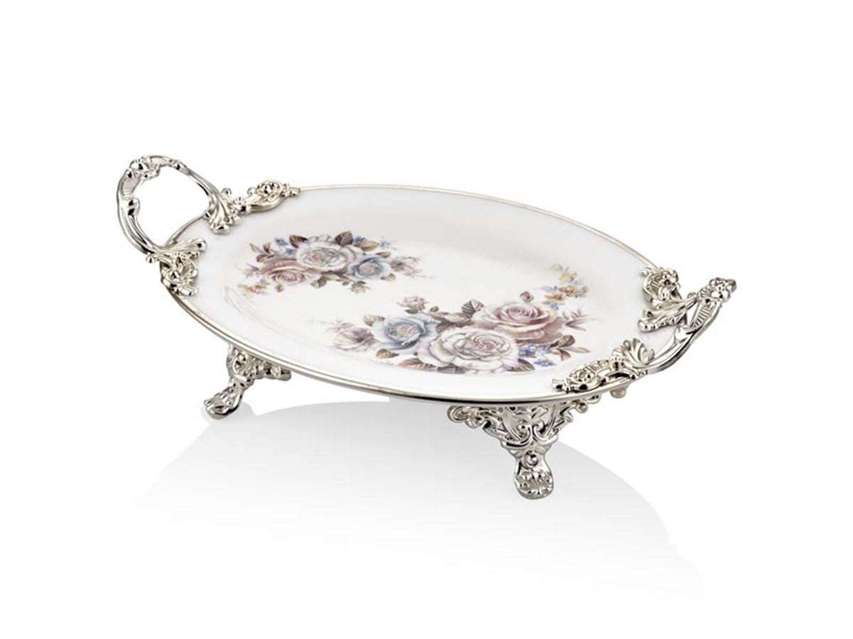 ROSETTA GOLD OVAL TABAK 30,5 CM