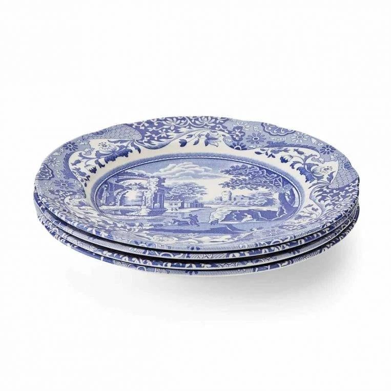 SPODE PIATTO FONDO 23 CM. SET 4 PZ BLUE ITALIAN