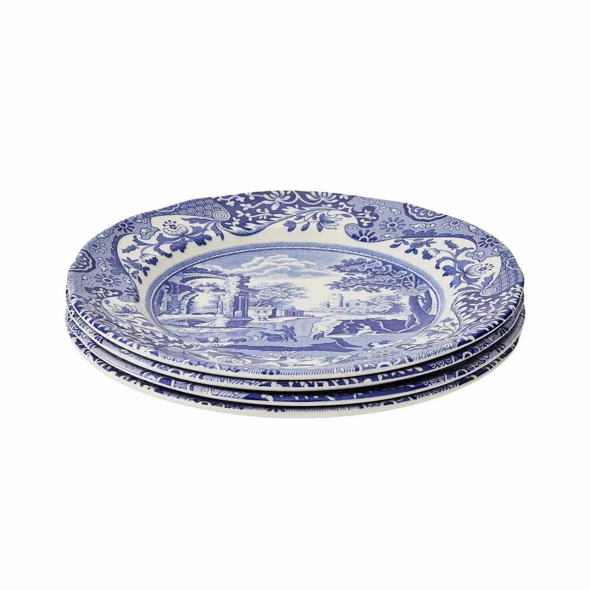 SPODE PIATTO FRUTTA 20 CM. SET 4 PZ BLUE ITALIAN
