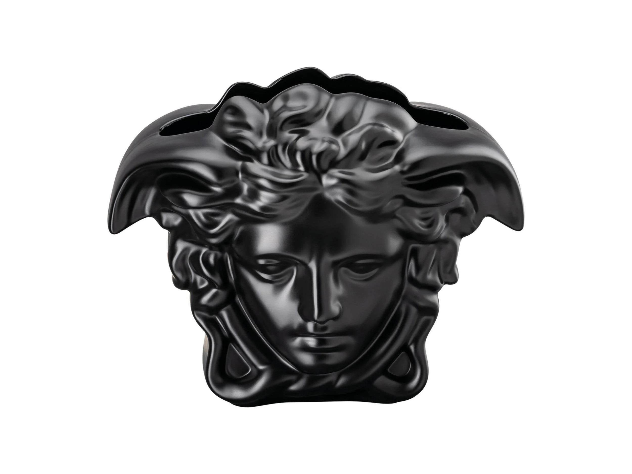 VAZO 9 CM MEDUSA GRANDE BLACK