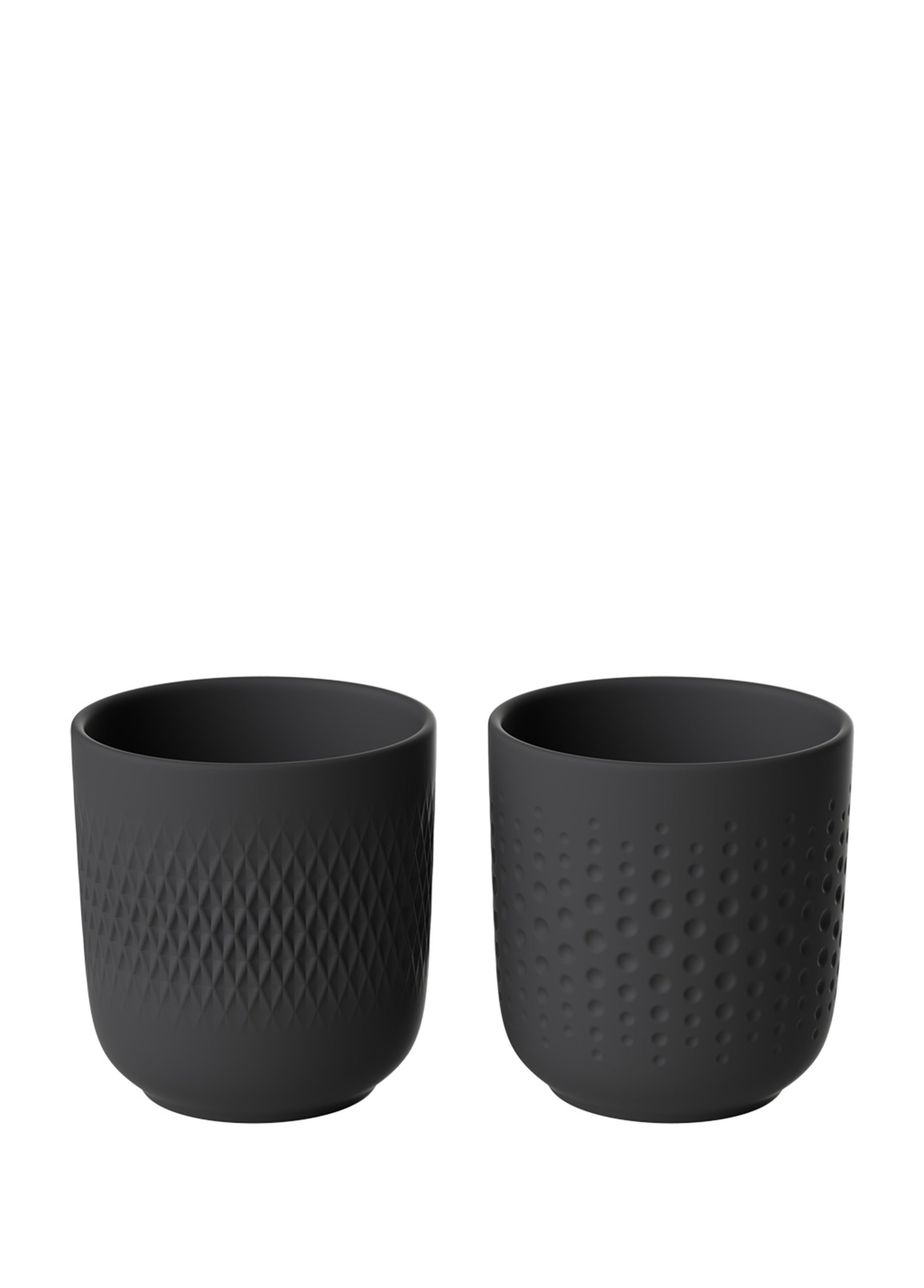 VB MANUFACTURE COLLIER NOIR-MUG, 2 LI SET