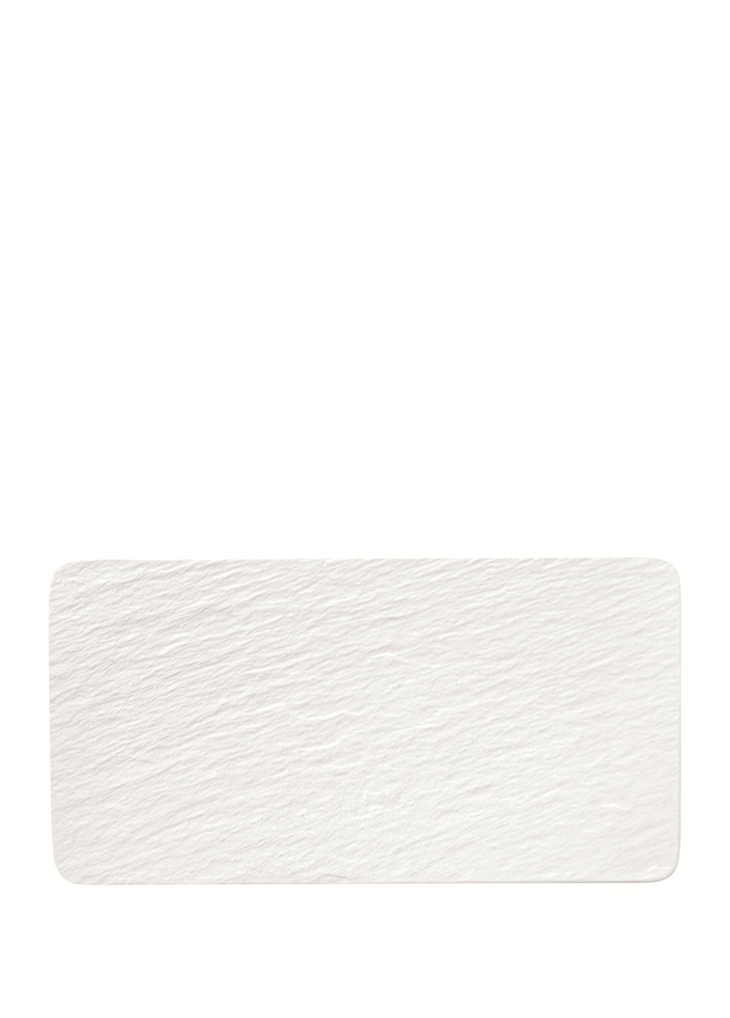 VB MANUFACTURE ROCK BLANC -  DIKDORTGEN SERVIS TABAGI, 35X18 CM