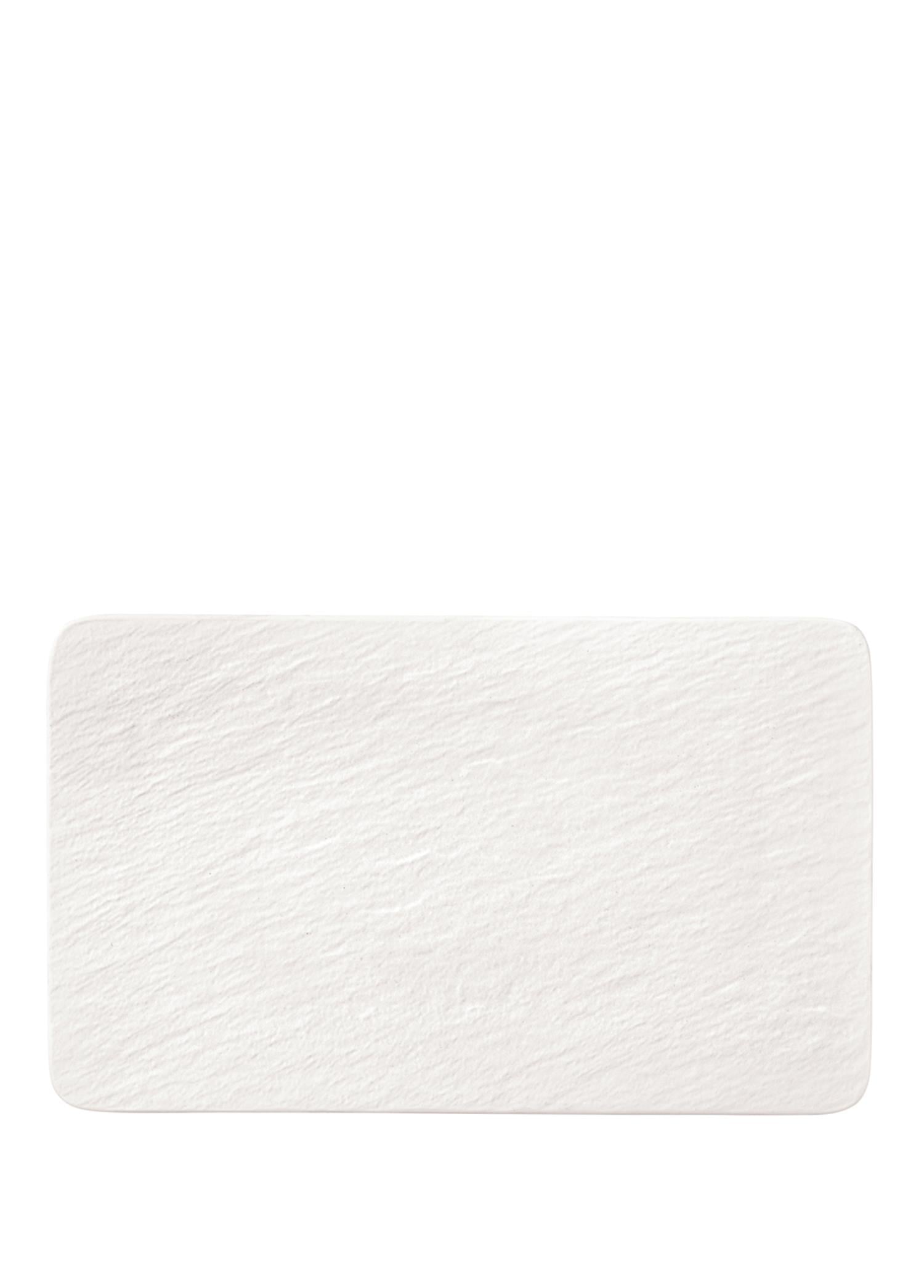 VB MANUFACTURE ROCK BLANC - DIKDORTGEN SERVIS TABAGI, 28X17 CM