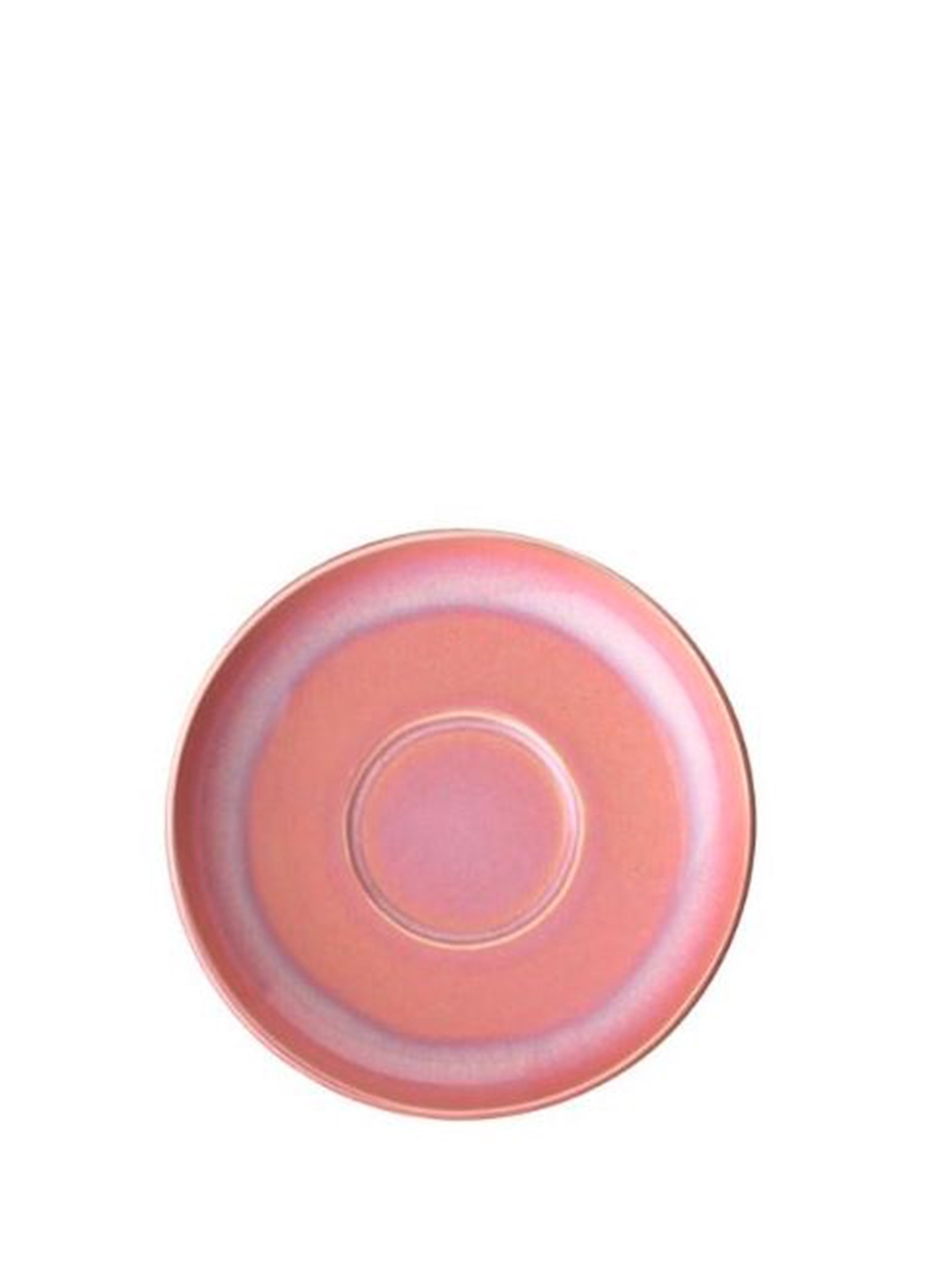 VB PERLEMOR CORAL - TURK KAHVESI FINCANI TABAGI, 12 CM, PEMBE