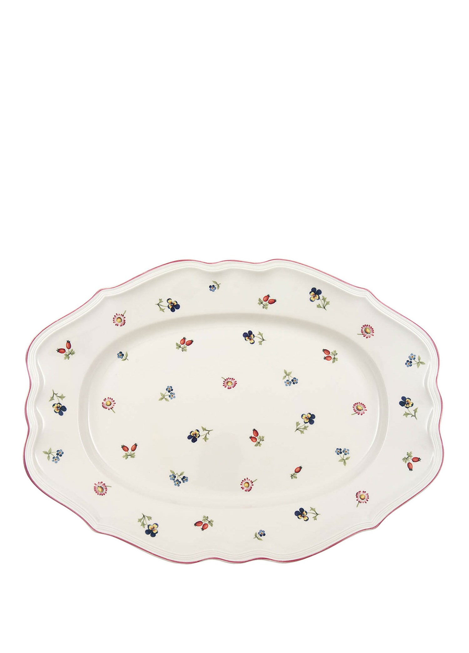 VB PETITE FLEUR - OVAL SERVIS TABAGI, 37CM