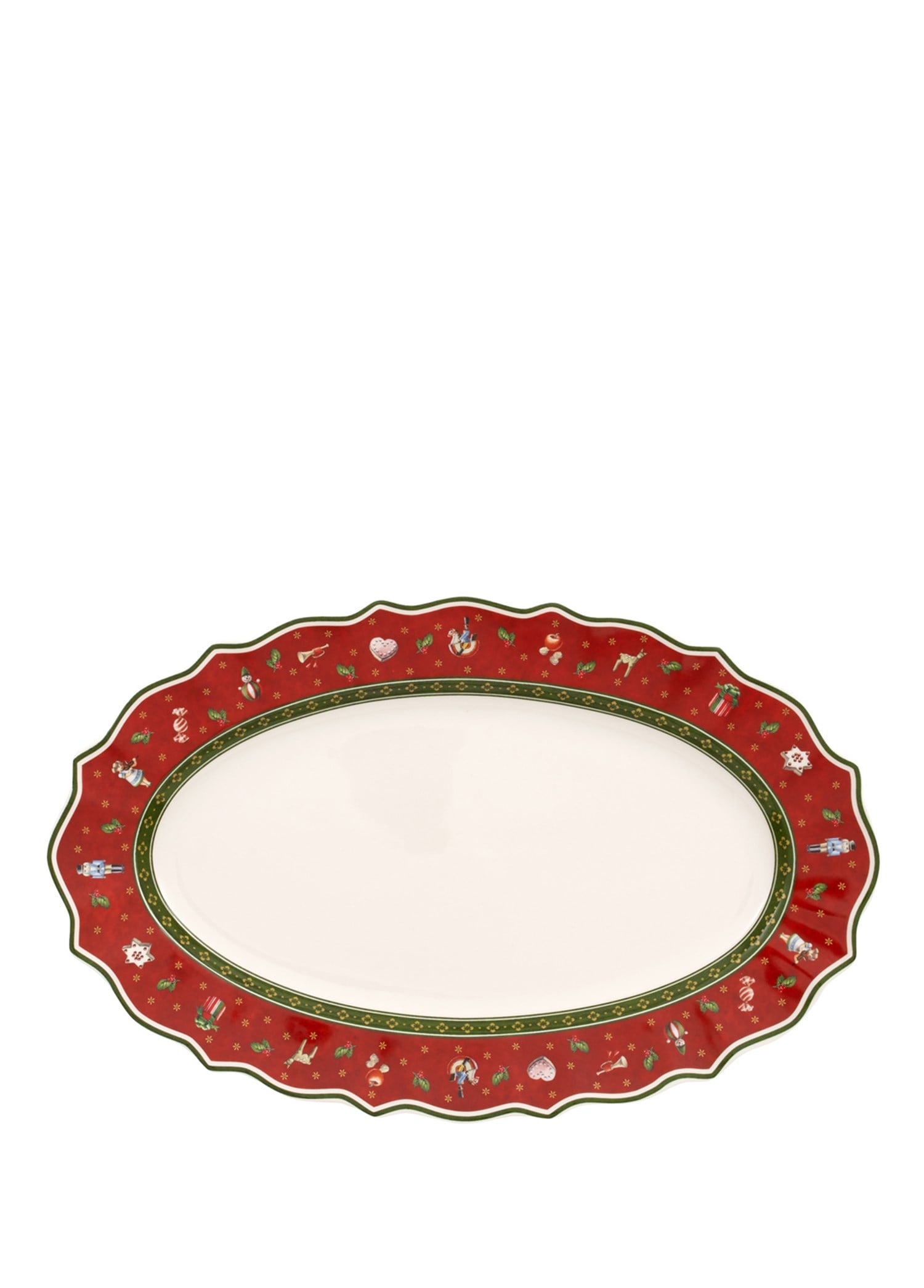 VB TOYS DELIGHT - OVAL SERVIS TABAGI, 38X23.5 CM