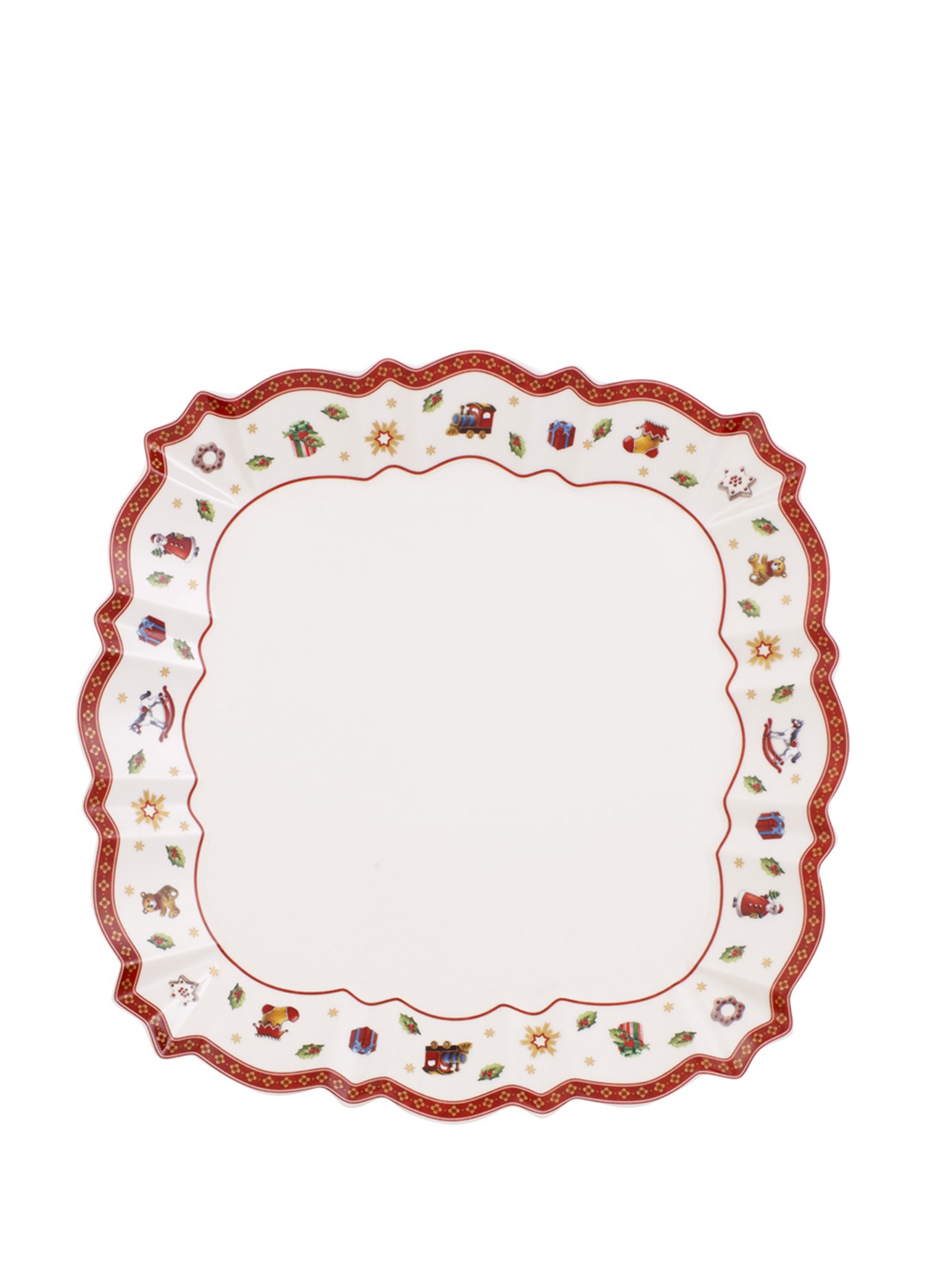VB TOYS DELIGHT - SERVIS TABAGI, KARE, 26X26 CM