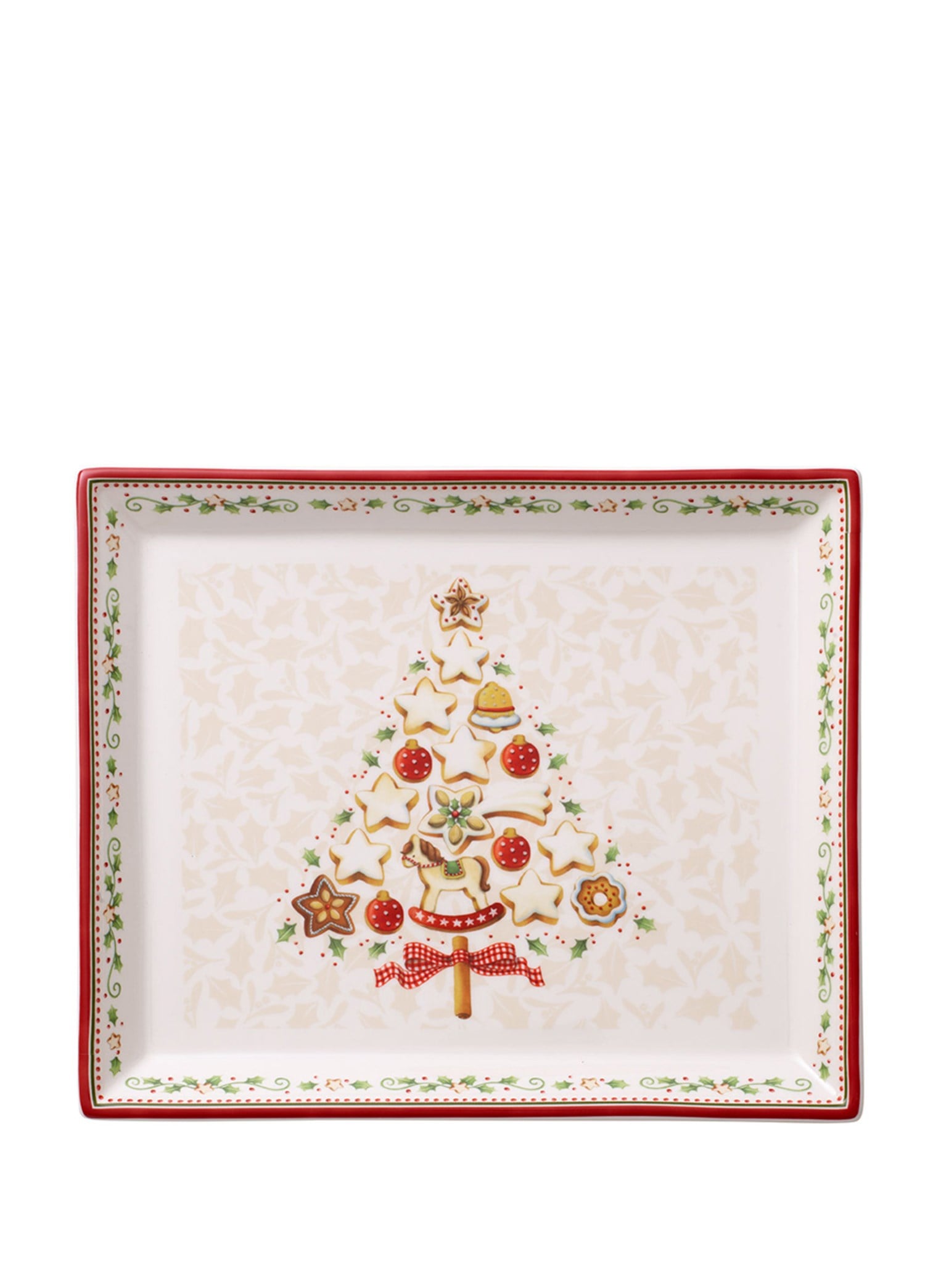VB WINTER BAKERY - DIKDORTGEN  SERVIS TABAGI, 27x22.5 CM