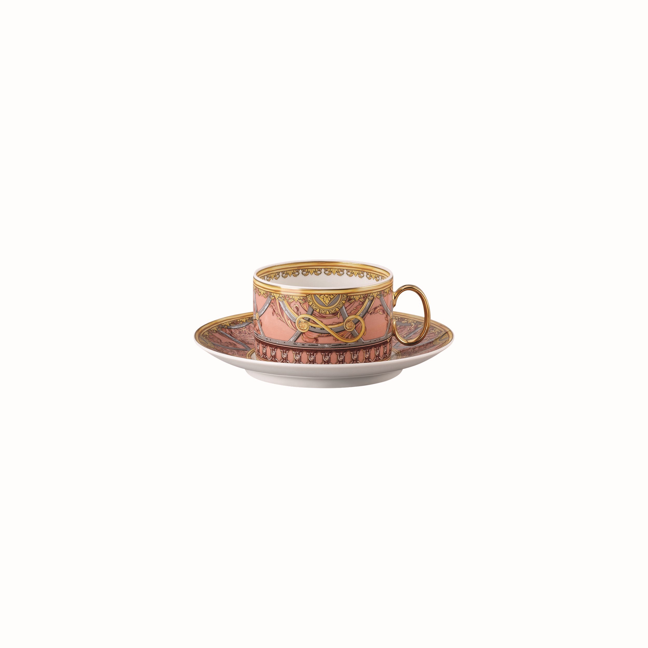 Versace Çay Fincan-Tabak La Scala del Palazzo Pembe