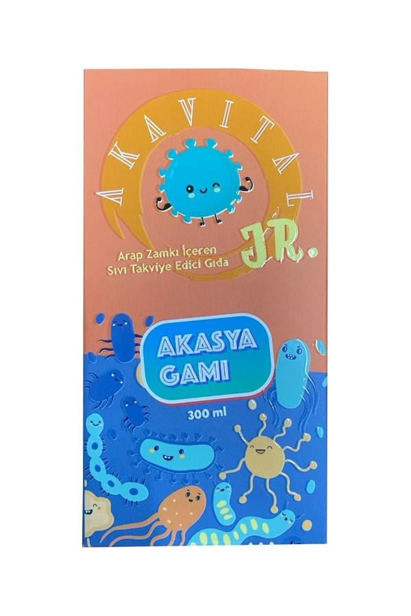 Akavital Jr. Arap Zamkı İçeren Sıvı Takviye Edici Gıda 300 ml