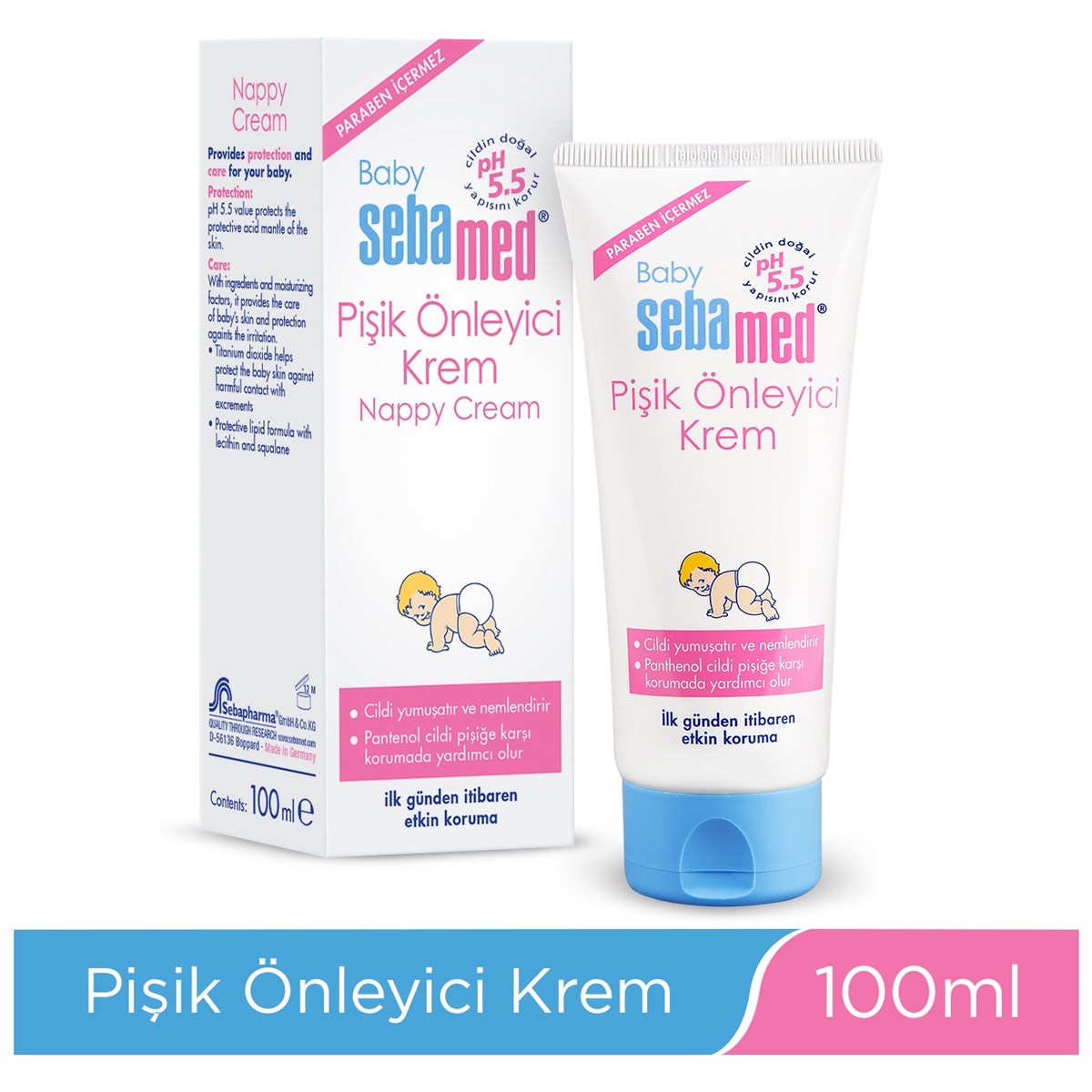 Sebamed Baby pH 5.5 Pişik Önleyici Krem 100 mlAnne-Bebek Bakım ÜrünleriSEBAMEDSebamed Baby pH 5.5 Pişik Önleyici Krem 100 ml - ozekpharma.comSebamed Baby pH 5.5 Pişik Önleyici Krem 100 ml