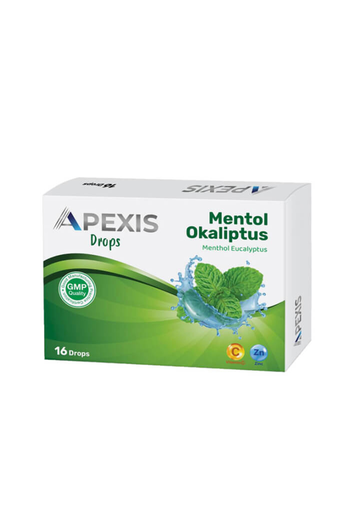 Apexis Drops Mentol Okaliptus 16lı
