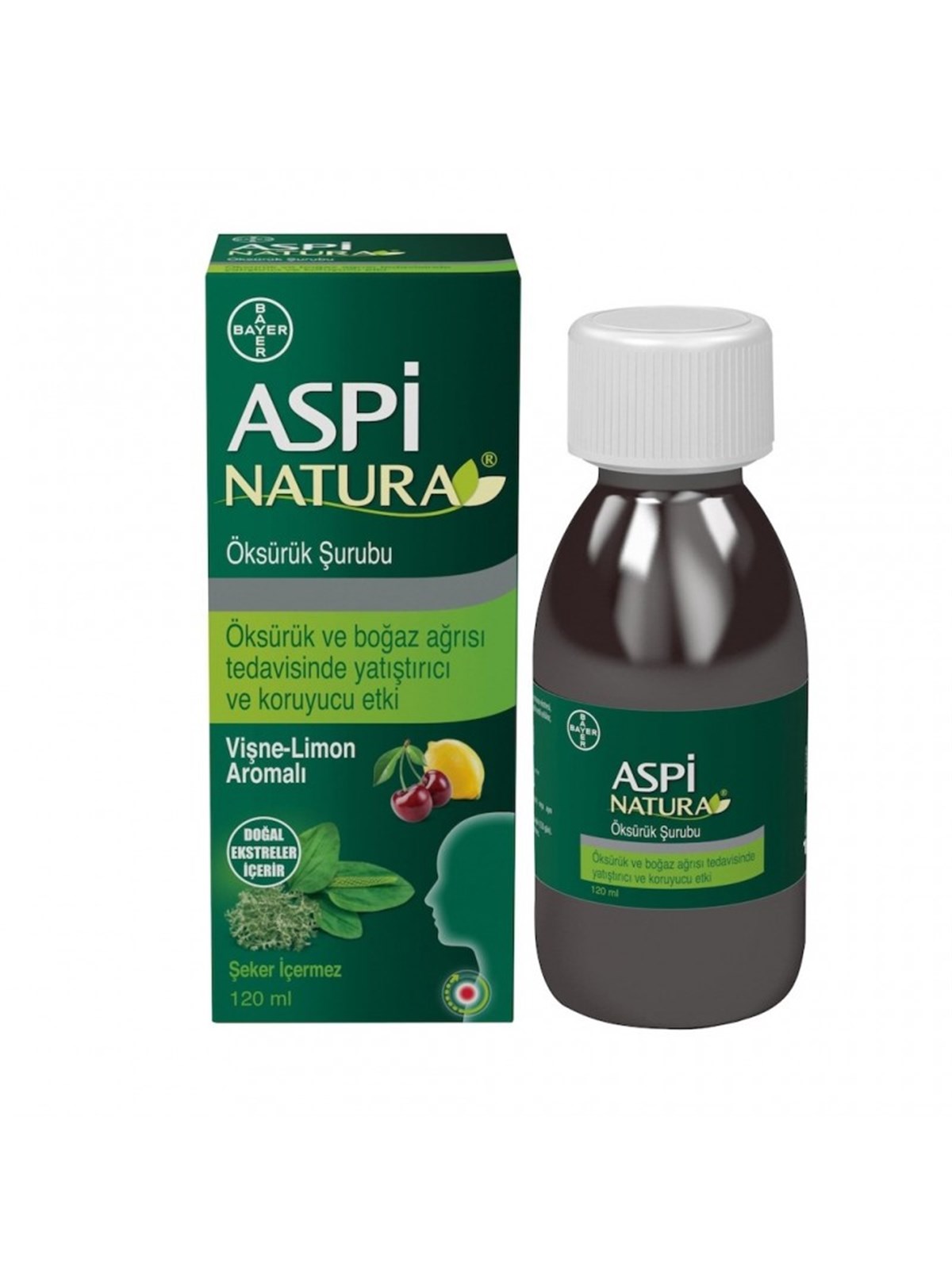 Aspinatura Öksürük Şurubu Vişne & Limon 120 ml