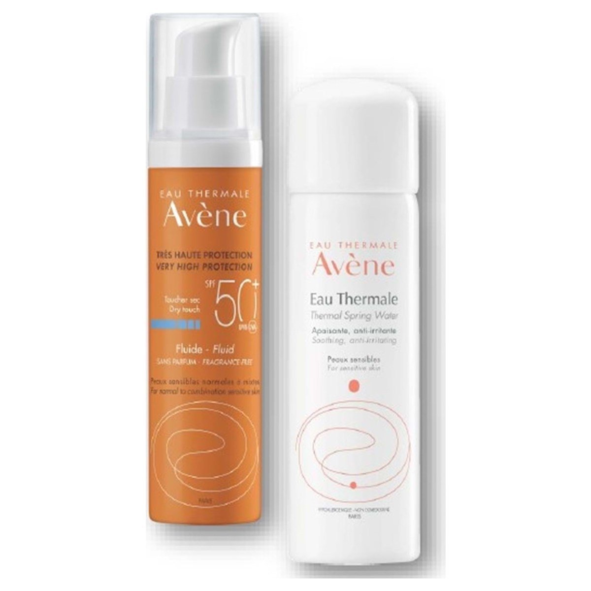 Avene Fluide SPF50 50 ml+Avene Termal Su 50 ml