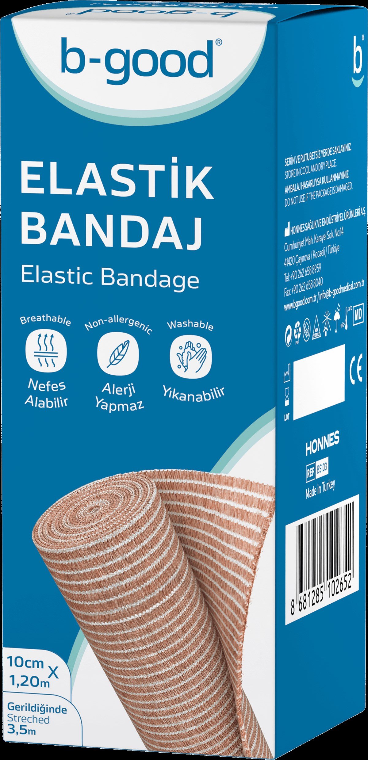 B-Good Elastik Bandaj 10 cm x 3,5 m