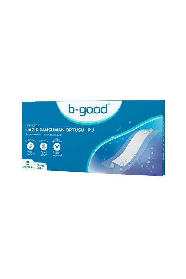 B-GOOD Hazır Pansuman Örtüsü 9cmx20cm 5'li