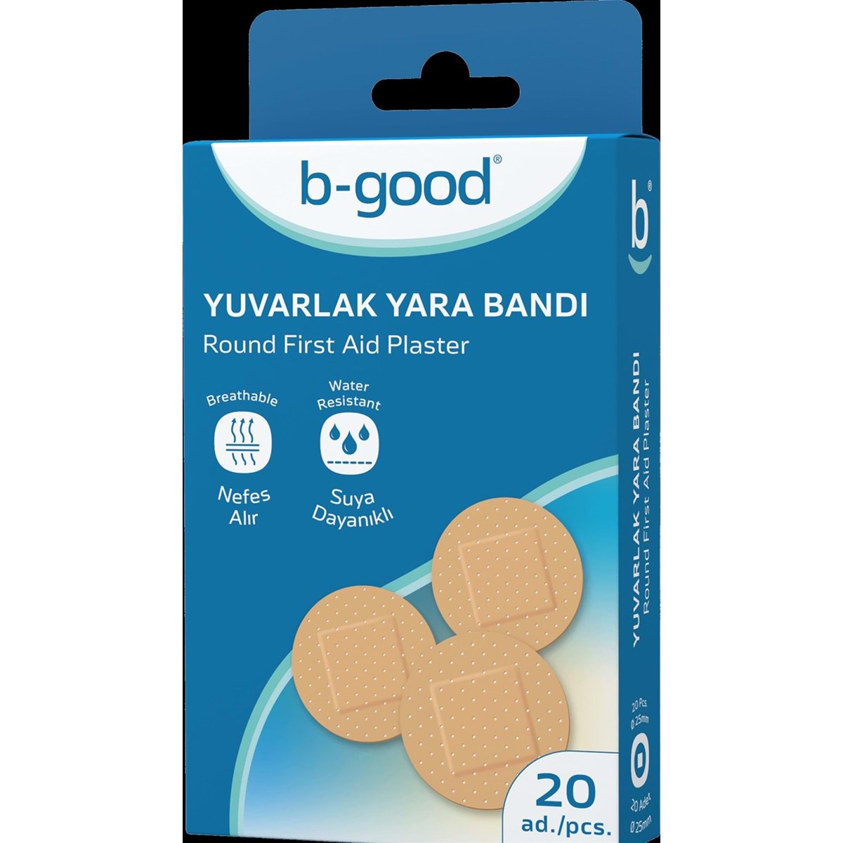 B-Good Yara Bandı Yuvarlak 20'li