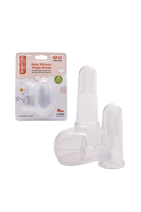 Babyton Baby Silikon Parmak Diş Fırçası 4-12 Ay