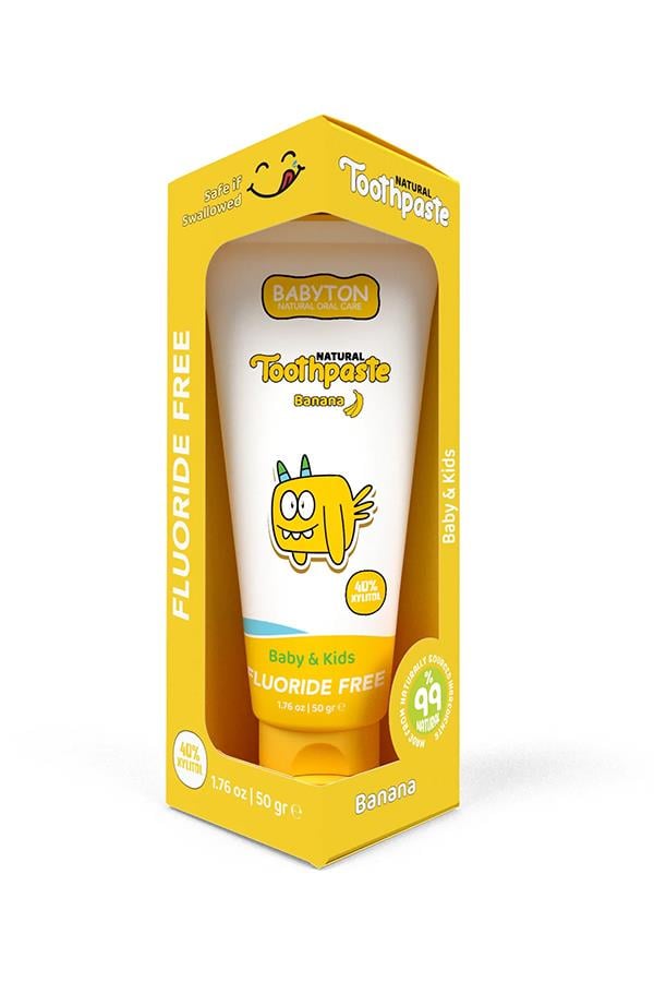 Babyton Organik Doğal Muz Aromalı Diş Macunu 50 gr
