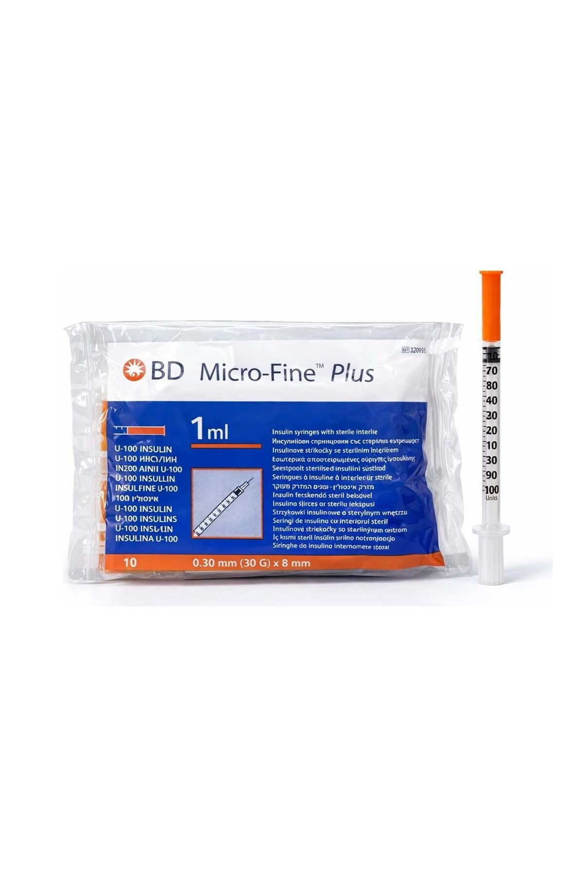 BD Micro-Fine Plus İnsülin Şırıngası 1 ml - 100 Adet