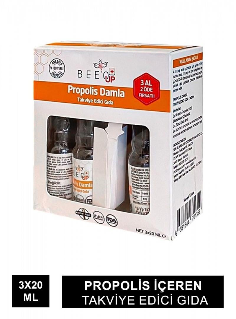 Bee'o Up Propolis Damla %30 20 ml - 3 Al 2 Öde