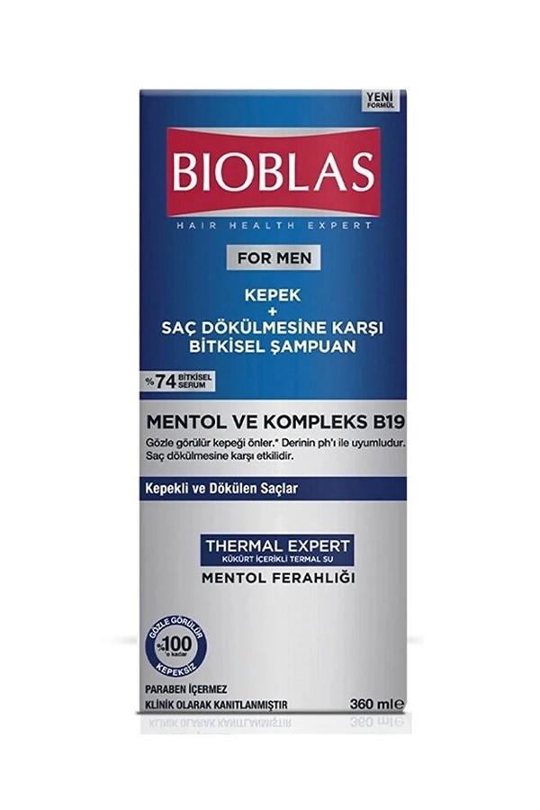 Bioblas Thermal Expert Men Kepek ve Saç Dökülmesine Karşı Şampuan 360 ml