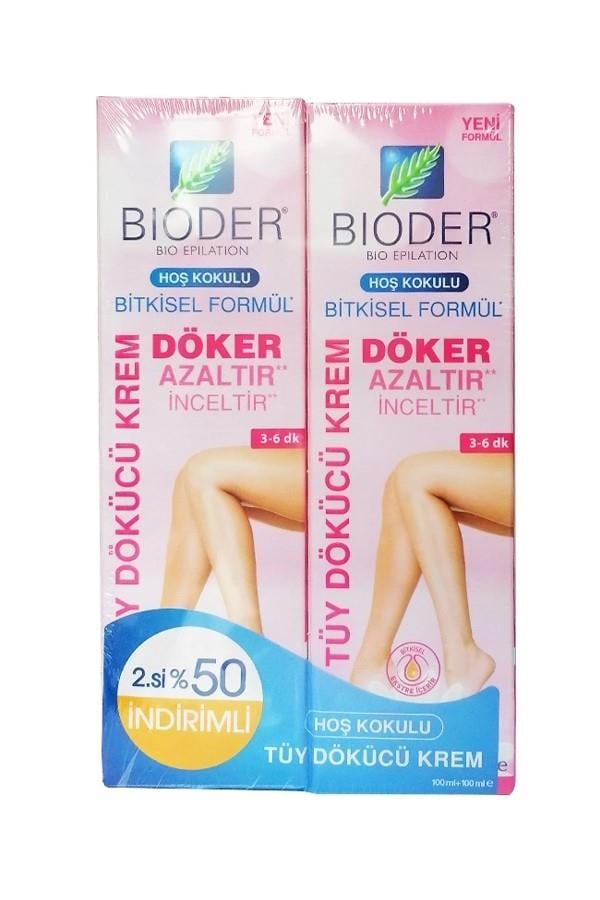 Bioder Tüy Dökücü Krem Kadınlara Özel 100 ml - 2 Adet