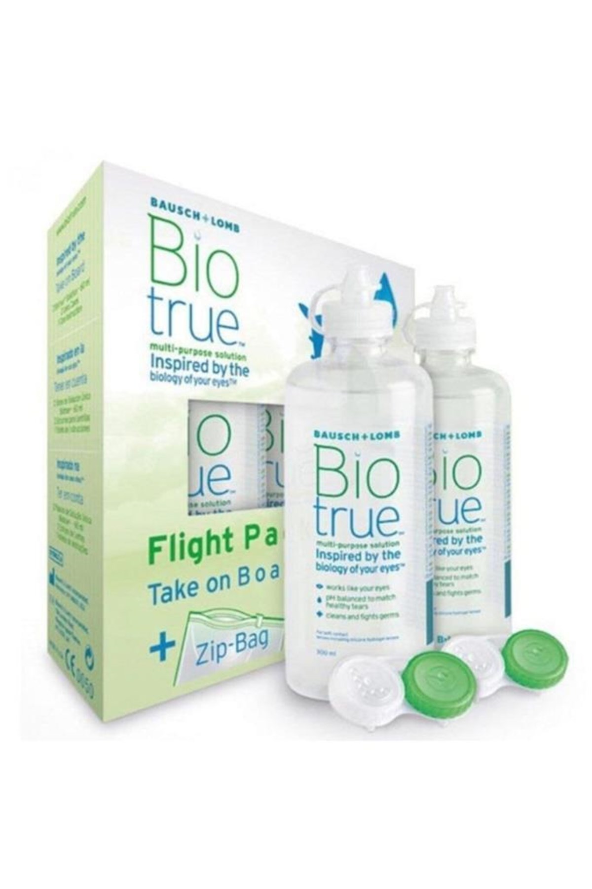 Biotrue Lens Solüsyonu Uçuş Paketi (2 x 60 ml)